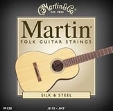 Acoustic Guitar Strings Silk and Steel Single Set, Light 11-47